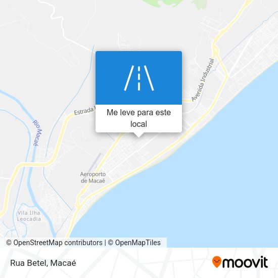 Rua Betel mapa
