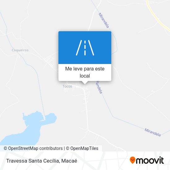 Travessa Santa Cecília mapa