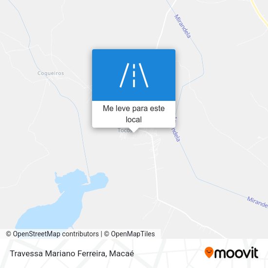 Travessa Mariano Ferreira mapa