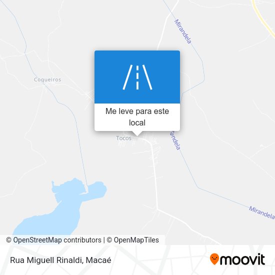 Rua Miguell Rinaldi mapa