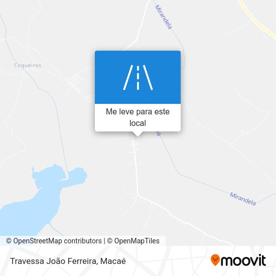 Travessa João Ferreira mapa