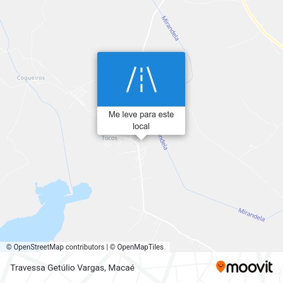 Travessa Getúlio Vargas mapa