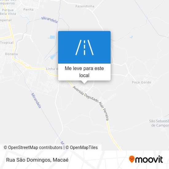 Rua São Domingos mapa