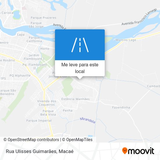 Rua Ulisses Guimarães mapa