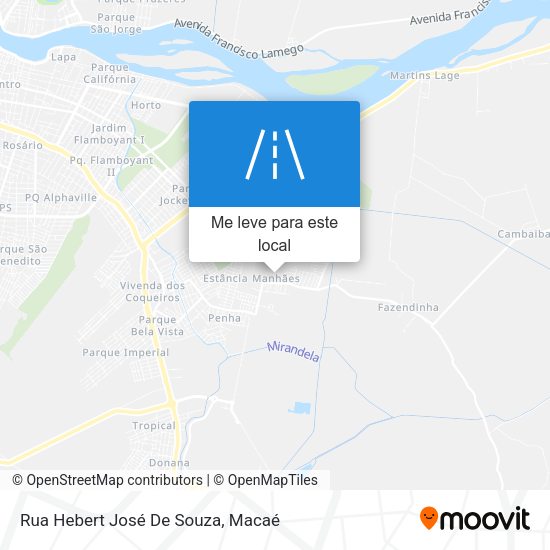 Rua Hebert José De Souza mapa