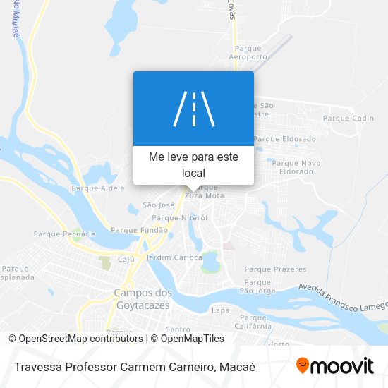 Travessa Professor Carmem Carneiro mapa