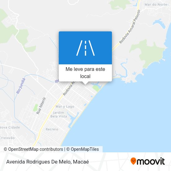 Avenida Rodrigues De Melo mapa
