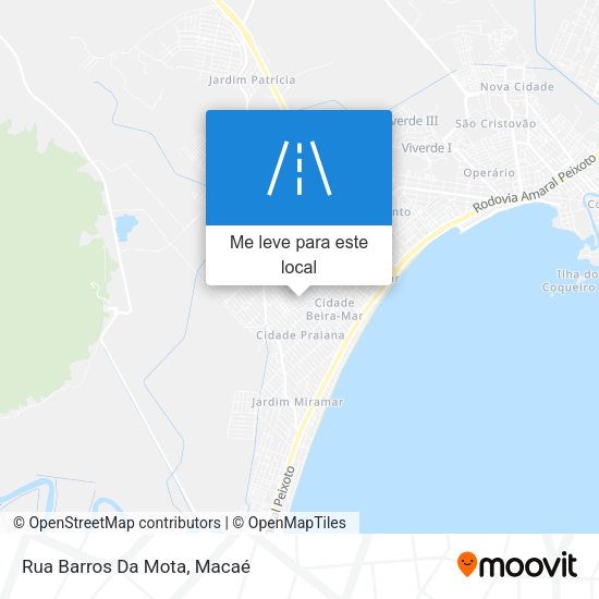 Rua Barros Da Mota mapa