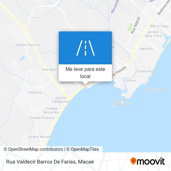 Rua Valdecir Barros De Farias mapa