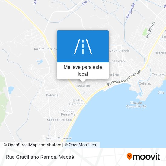 Rua Graciliano Ramos mapa