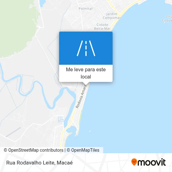 Rua Rodavalho Leite mapa