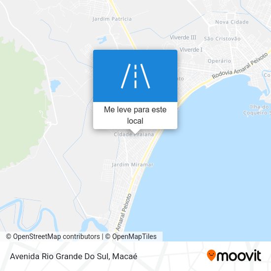 Avenida Rio Grande Do Sul mapa