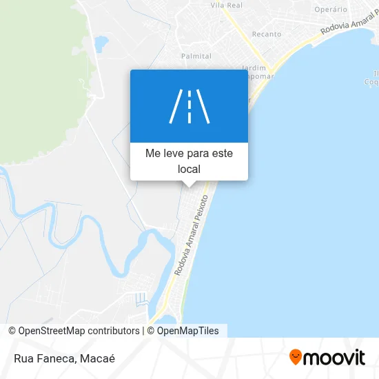 Rua Faneca mapa