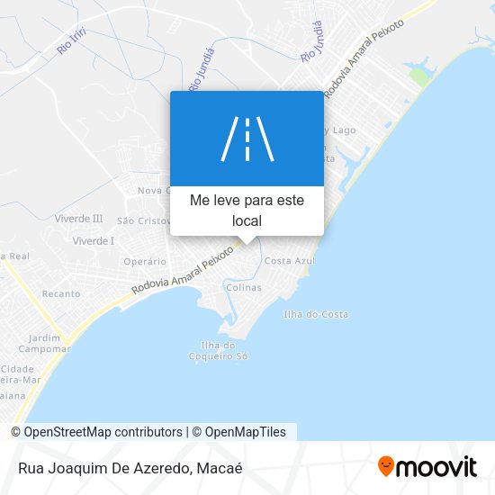 Rua Joaquim De Azeredo mapa