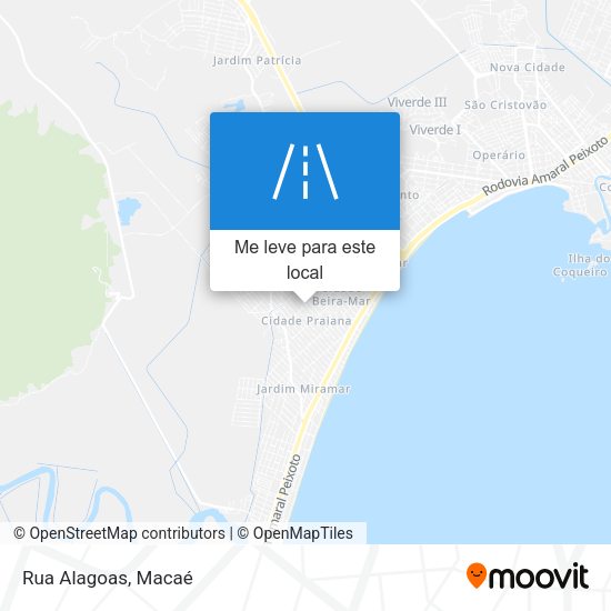 Rua Alagoas mapa