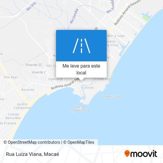 Rua Luiza Viana mapa