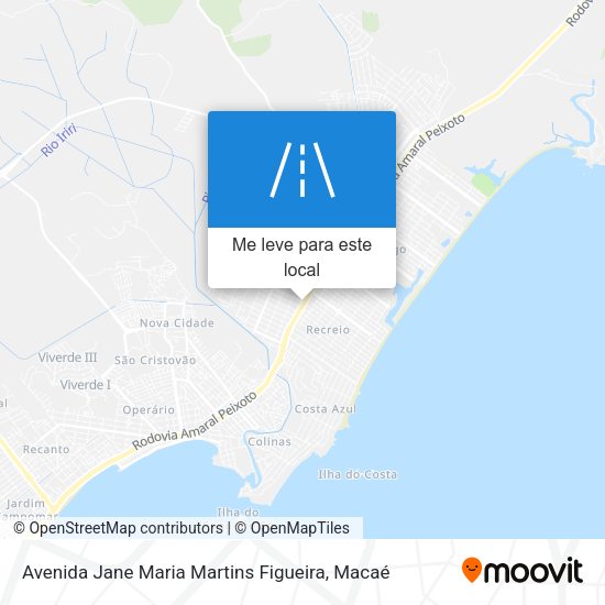 Avenida Jane Maria Martins Figueira mapa