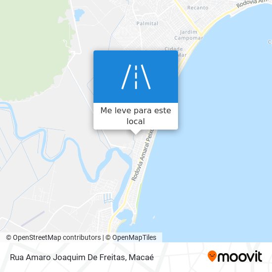 Rua Amaro Joaquim De Freitas mapa