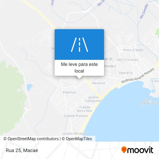 Rua 25 mapa