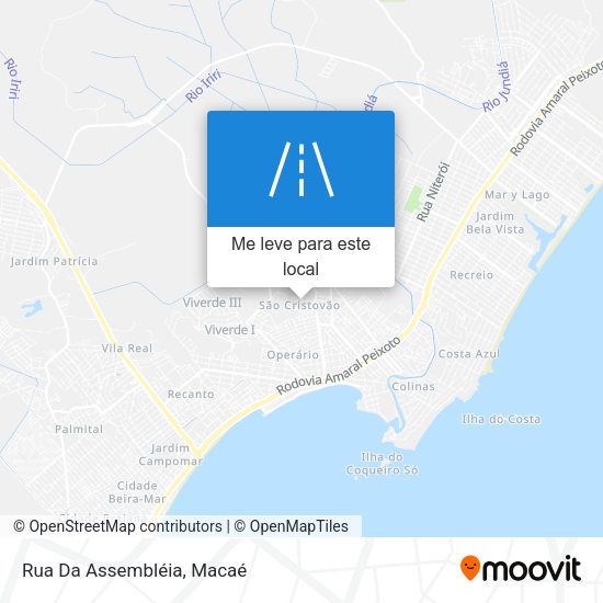 Rua Da Assembléia mapa