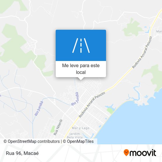 Rua 96 mapa