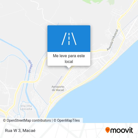 Rua W 3 mapa