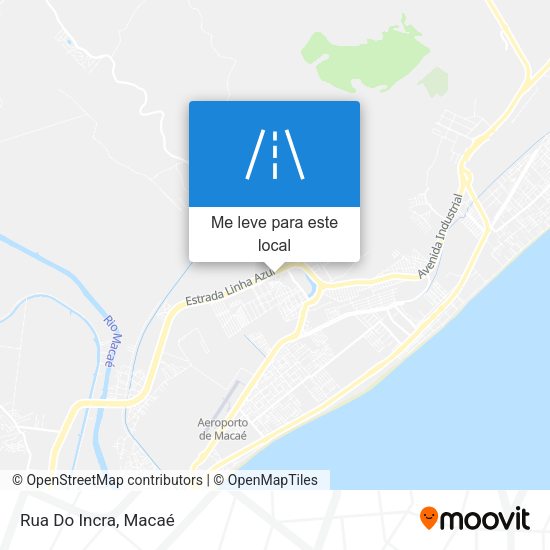 Rua Do Incra mapa