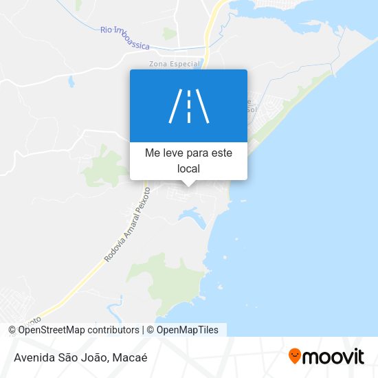 Avenida São João mapa