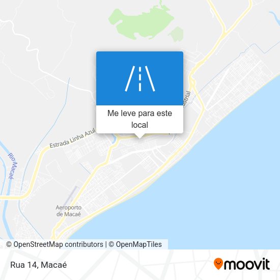 Rua 14 mapa