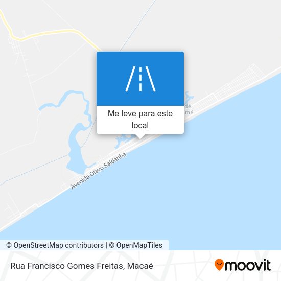 Rua Francisco Gomes Freitas mapa