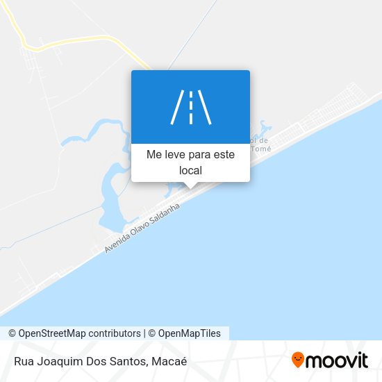 Rua Joaquim Dos Santos mapa