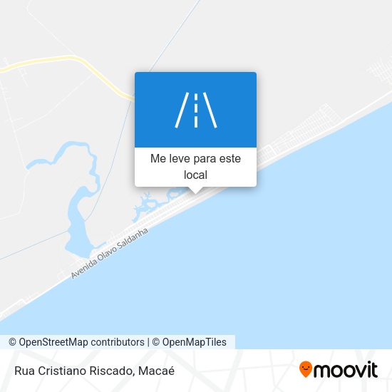 Rua Cristiano Riscado mapa