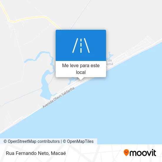 Rua Fernando Neto mapa