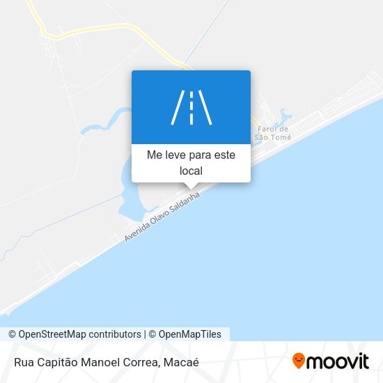 Rua Capitão Manoel Correa mapa