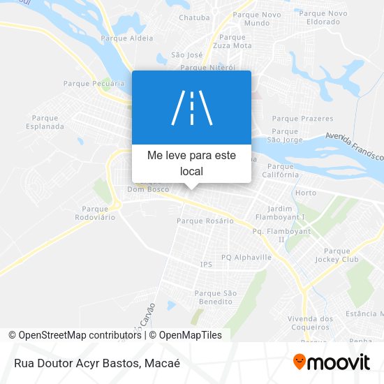 Rua Doutor Acyr Bastos mapa