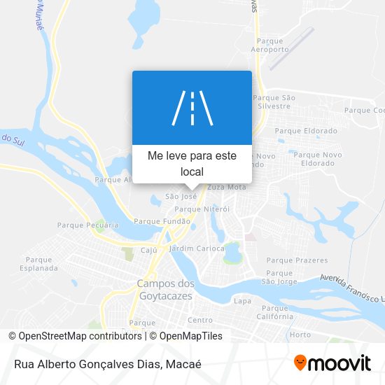 Rua Alberto Gonçalves Dias mapa
