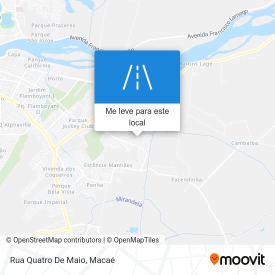 Rua Quatro De Maio mapa