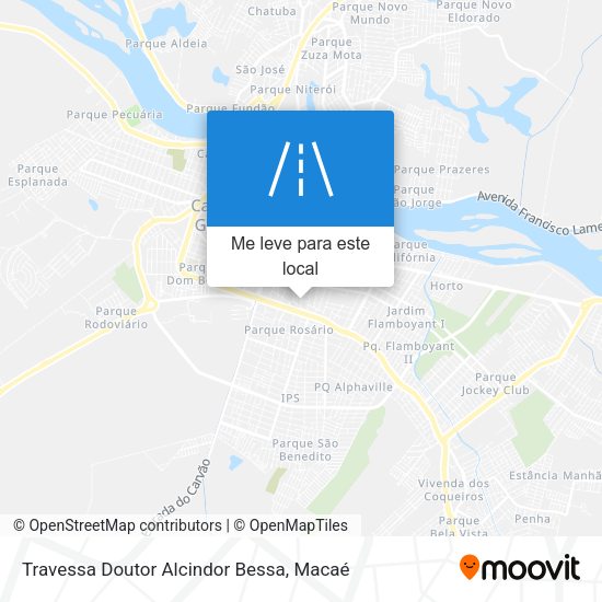 Travessa Doutor Alcindor Bessa mapa