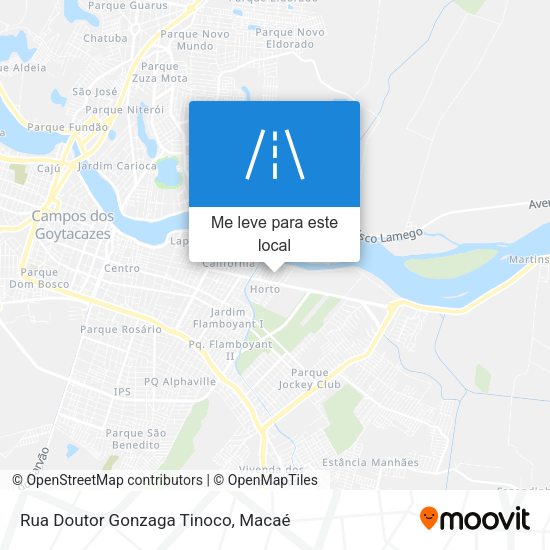 Rua Doutor Gonzaga Tinoco mapa