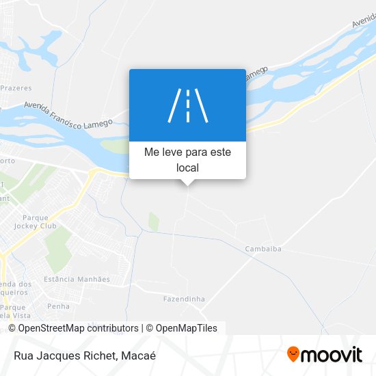 Rua Jacques Richet mapa