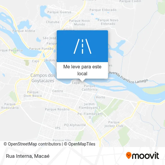 Rua Interna mapa