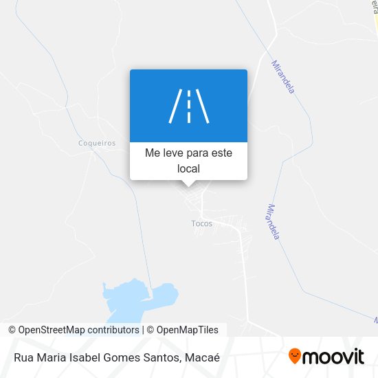 Rua Maria Isabel Gomes Santos mapa