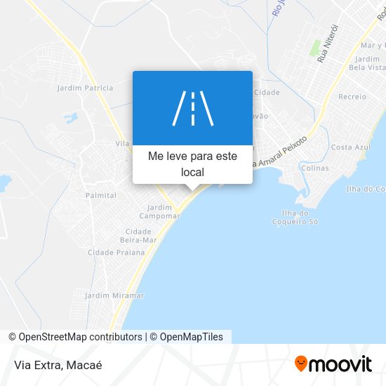Via Extra mapa