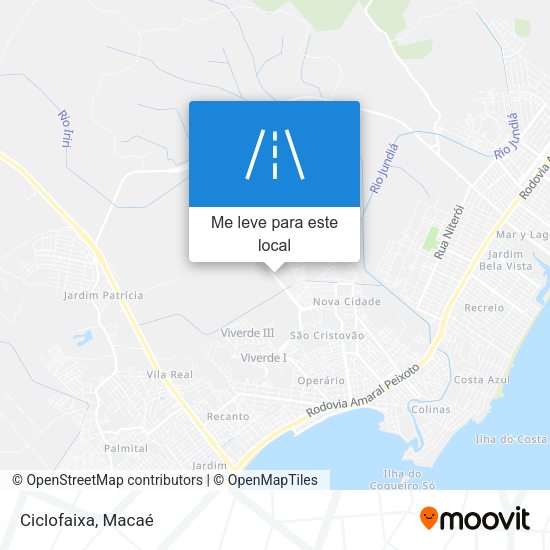 Ciclofaixa mapa