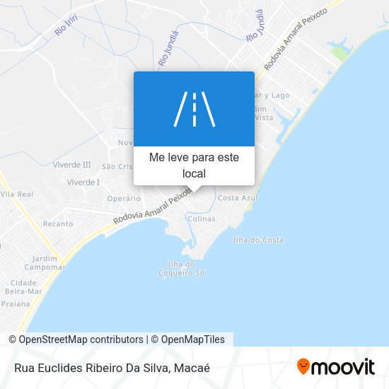 Rua Euclides Ribeiro Da Silva mapa