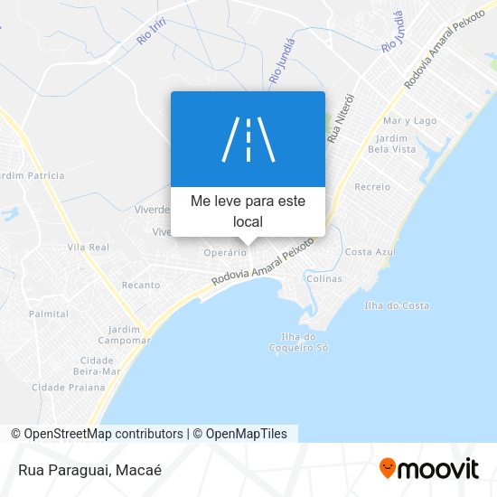 Rua Paraguai mapa