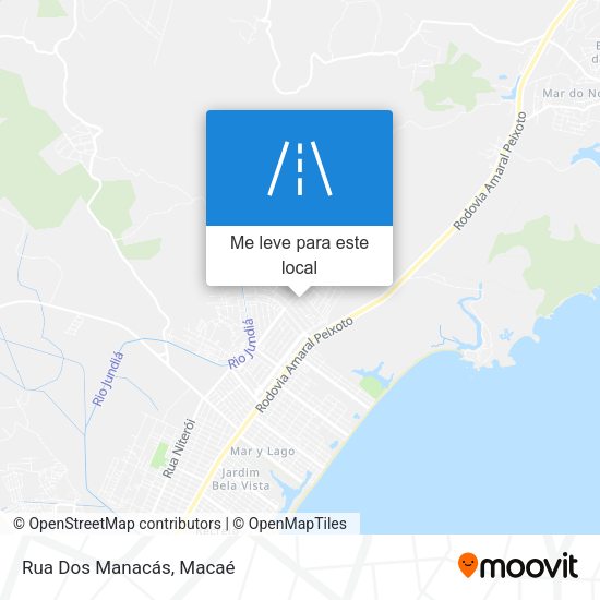 Rua Dos Manacás mapa