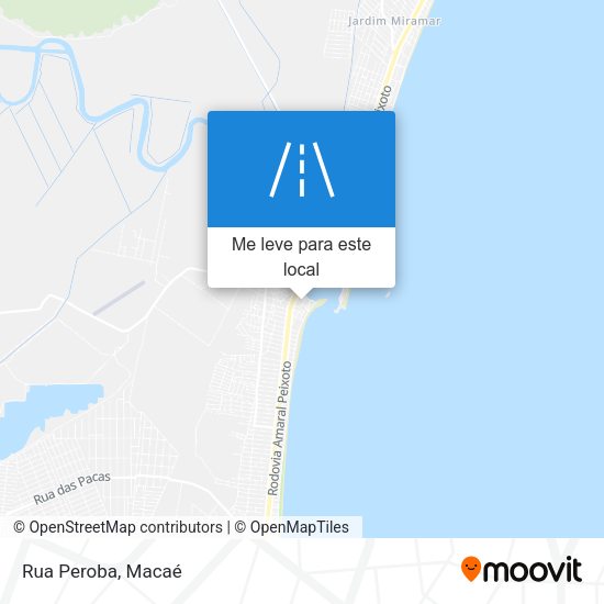 Rua Peroba mapa