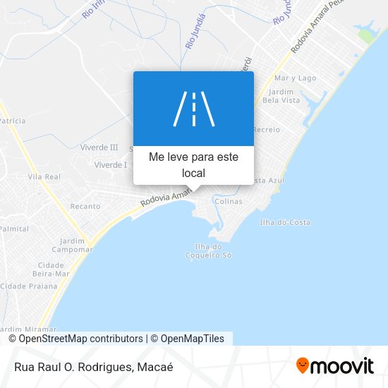 Rua Raul O. Rodrigues mapa