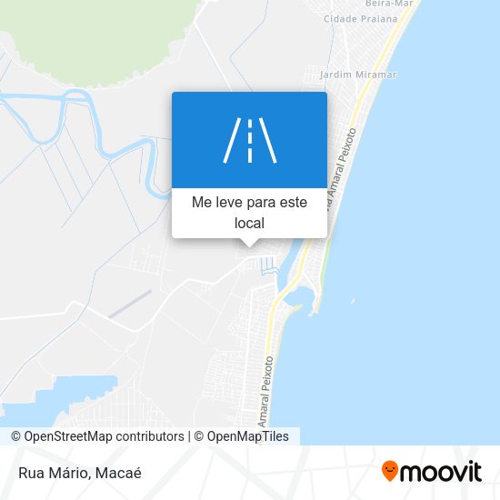 Rua Mário mapa